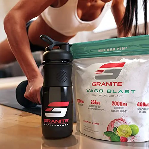 Granite Vaso Blast Advanced 'Stim-Free' Pre-Workout | Supports Vasodialation, NO Conversion Granite Supplements Au supplements