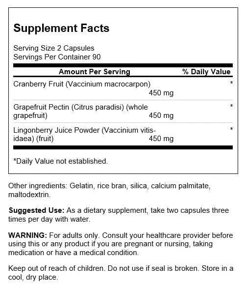 Swanson Urinary Health Complex Triple Herbal Protection Urinary Bladder Health Support 180 Capsules Swanson Au supplements