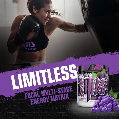 ANS Performance Ritual Pre Workout (30 Servings, 12.7 oz) - Complete Preworkout Formula ANS Performance Au supplements