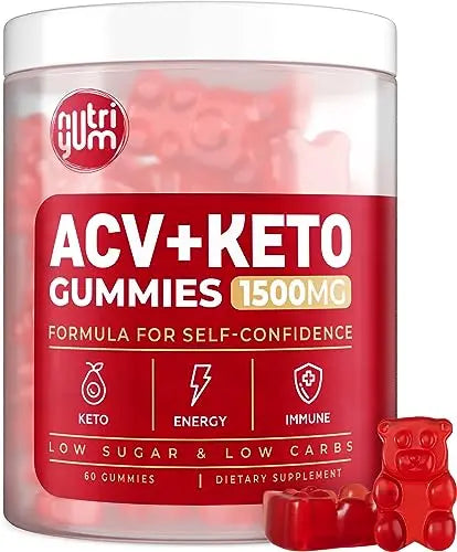 nutriyum ACV Keto Gummies 1500 mg - Low Carb Low Sugar Apple Cider Vinegar Gummies nutriyum Au supplements