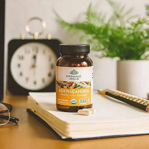 ORGANIC INDIA Ashwagandha Herbal Supplement - Vegan, Gluten-Free, Kosher ORGANIC INDIA Au supplements