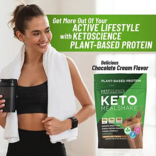 Keto Science Plant Based Protein, Keto Meal Shake, Supports Weight Management Keto Science Au supplements