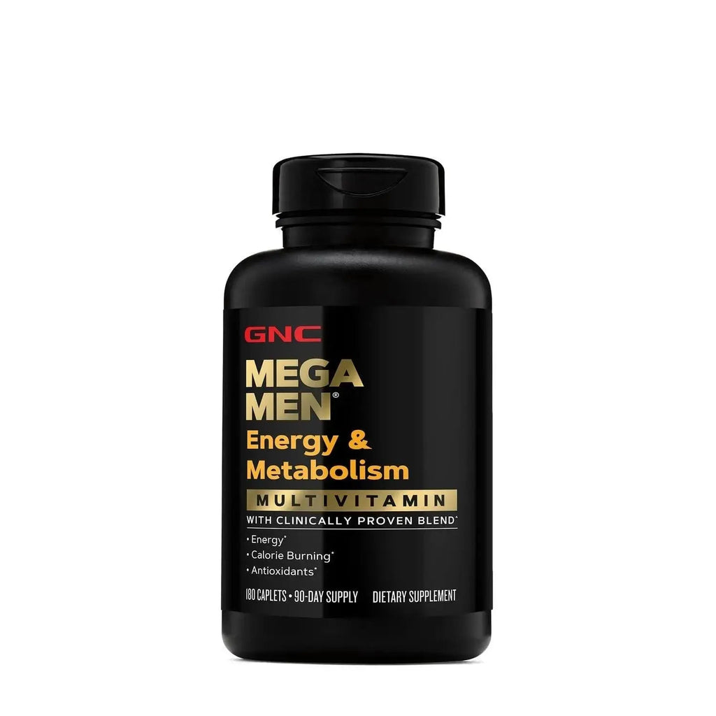 GNC Mega Men Energy & Metabolism Multivitamin | Antioxidants and Increased Calorie Burning | 180 Count GNC Au supplements