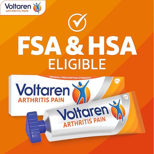 Voltaren Arthritis Pain Gel for Powerful Topical Arthritis Pain Relief with Diclofenac - NEW Easy Open Cap - 100 g x 2 Voltaren Au supplements