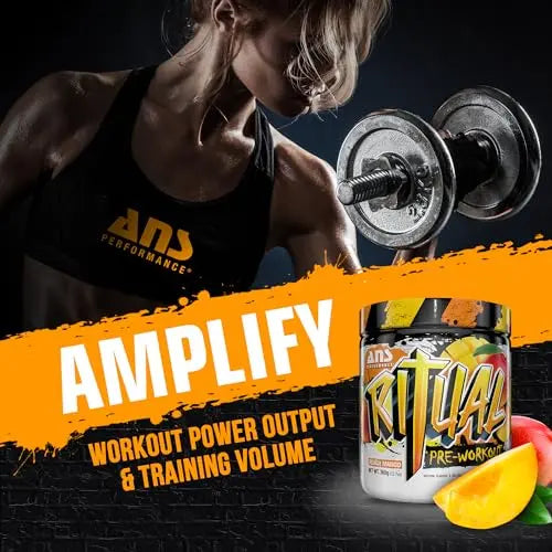 ANS Performance Ritual Pre Workout (30 Servings, 12.7 oz) - Complete Preworkout Formula ANS Performance Au supplements