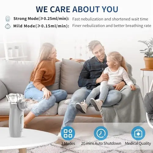 APOWUS Ultrasonic Mesh Nebulizer - Handheld Nebulizer for Adults APOWUS Au supplements