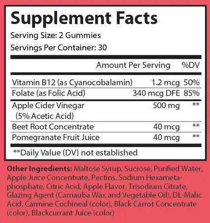Nutriumph Apple Cider Vinegar Gummies with The Mother Vegan – Weight Loss, Detox Nutriumph Au supplements