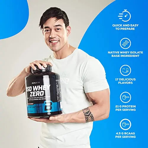 BioTechUSA Iso Whey Zero, Lactose, Gluten, Sugar Free, Premium Whey Protein Isolate, 500 g, Salted Caramel BioTechUSA Au supplements