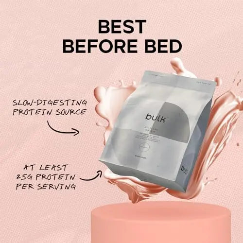 Bulk Micellar Casein Protein Powder, Protein Shake, Strawberry, 500 g, Packaging May Vary Bulk Au supplements