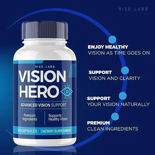(5 Pack) Vision Hero Capsules - Vision Hero Eye Health Supplement for Healthy rize labs Au supplements