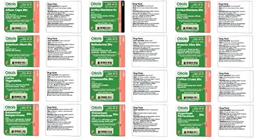 OLLOIS Homeopathy 20-Remedy Starter Kit (Organic & Lactose-Free OLLOÏS Au supplements