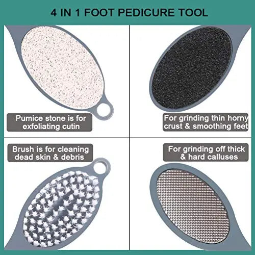 CAREHOOD Foot File Callus Remover - Multi Purpose 4 in 1 Feet Pedicure CAREHOOD Au supplements