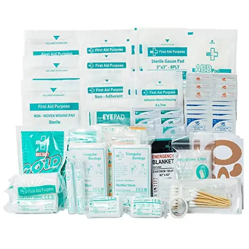 General Medi 160 Piece First Aid Kit Bag Refill Kit - Includes Eyewash, Instant Cold Pack General Medi Au supplements