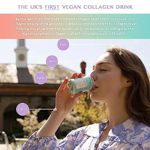 Eauglo- Cucumber & Watermelon Vegan Collagen Beauty Drink, Anti-Ageing & Radiant Skin EauGlo Au supplements