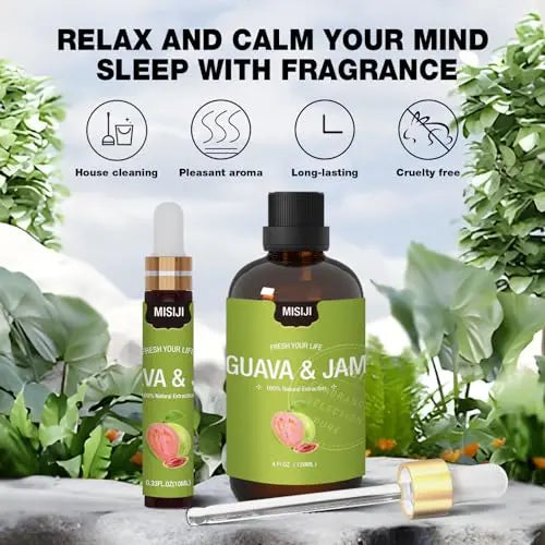 Essential Oils-MISIJI Guava & Jam Fragrance Essential Oils for Diffuser for Home 4FL.OZ Plus 0.33 MISIJI Au supplements