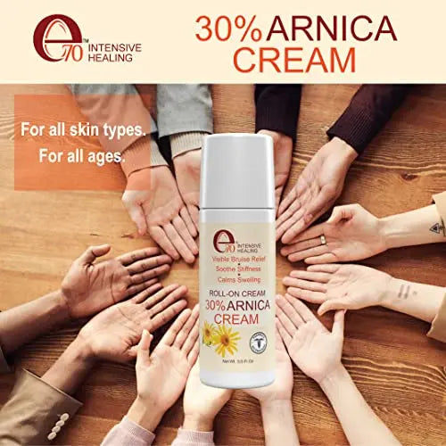 e70 Arnica Cream & Roll-On for Visible Bruise Relief, soothes Stiffness, Calms Swelling Formula e70 Au supplements