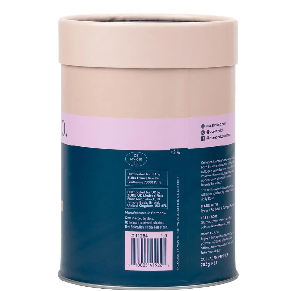 Dose & Co Pure Collagen Peptides, Unflavoured - 283g Powder Supplement DOSE & CO Au supplements
