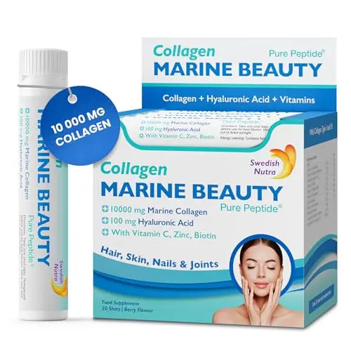 Swedish Nutra Marine Beauty Collagen | High Strength Type 1 & 3 Collagen to Rejuvenate Hair, Skin & Nails Swedish Nutra Au supplements