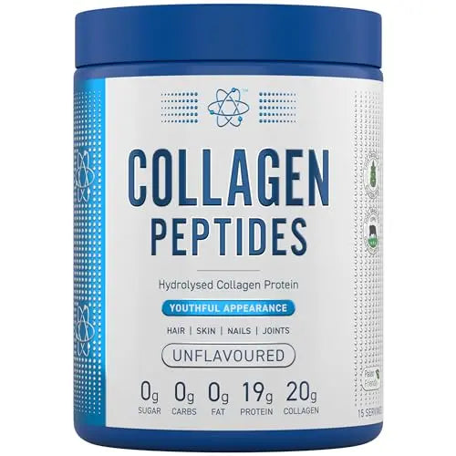 Applied Nutrition Collagen Peptides Powder - Hydrolysed Bovine Collagen Protein, Halal, Healthy Skin, Hair, Nails (Unflavoured) (300g - 15 Servings) Applied Nutrition Au supplements
