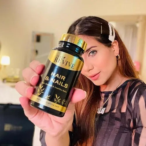 YES2 REVIVE Hair Nails Growth - Includes Marine Collagen, Ascorbic Acid, MSM & Vitamin C for Men and Women Skin, Longer, Strength, Thicker YES2 REVIVE Au supplements