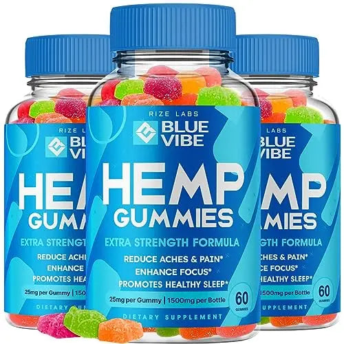 rize labs (3 Pack) Blue Vibe Gummies, Blue Vibes Gummies for Liver Kidney and Memory rize labs Au supplements