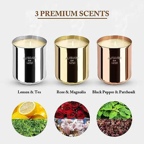 UCC Candles for Home Scented | Premium Aromatherapy Candles Gift Set for Women UCC Au supplements