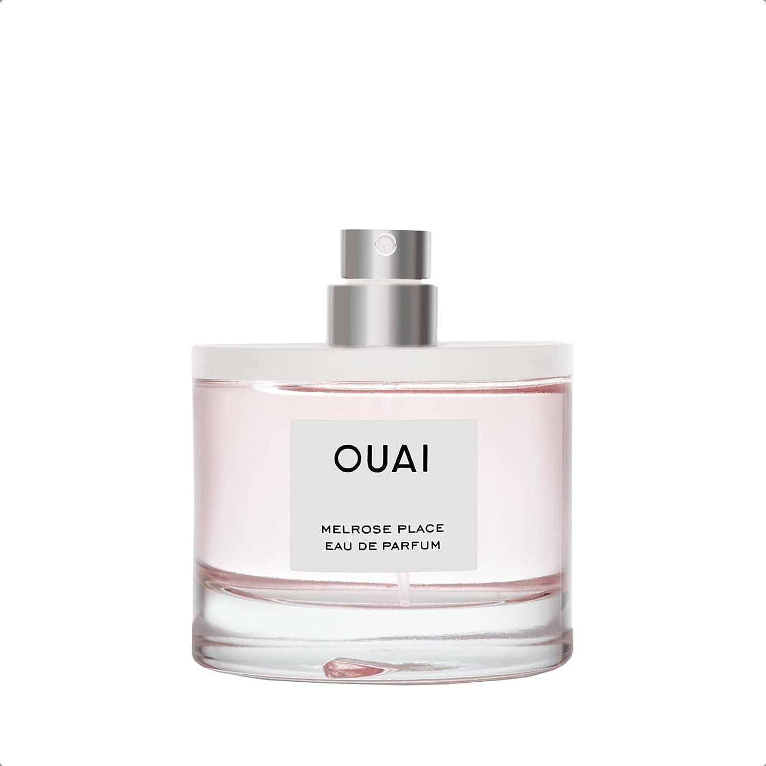 OUAI Melrose Place Eau de Parfum - Elegant Womens Perfume for Everyday Wear - Fresh Floral Scent has Notes of Champagne, Bergamot and Rose with Delicate Hints of Cedarwood and Lychee (1.7 Oz) OUAI Au supplements