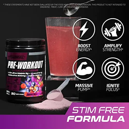 PrimeGENIX Stimulant-Free Pre Workout Powder for Men and Women - Energy Boost Drink PrimeGENIX Au supplements
