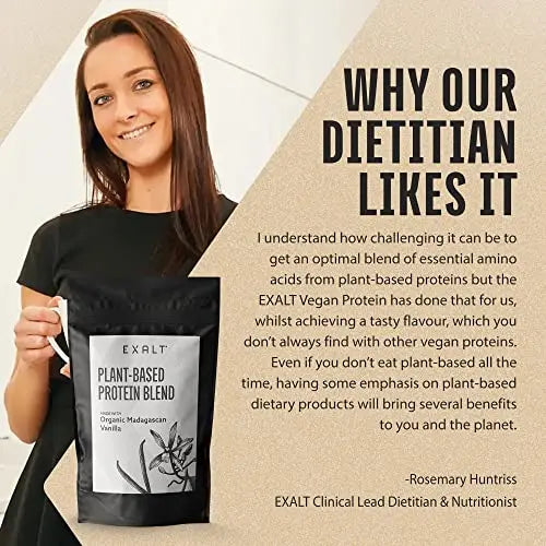 EXALT Vegan Protein Powder - 100% Plant-Based – Gluten Free - Keto Friendly EXALT Au supplements
