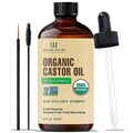 Botanic Hearth Castor Oil | USDA Certified Organic |100% Pure & Hexane Free | Cold Pressed | Growth Botanic Hearth Au supplements