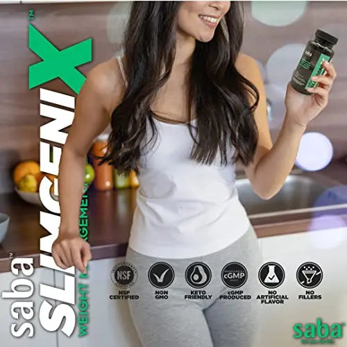 Saba SlimGenix -Energy, Weight Management, Appetite Control, Focus, Fat Burner Saba Au supplements