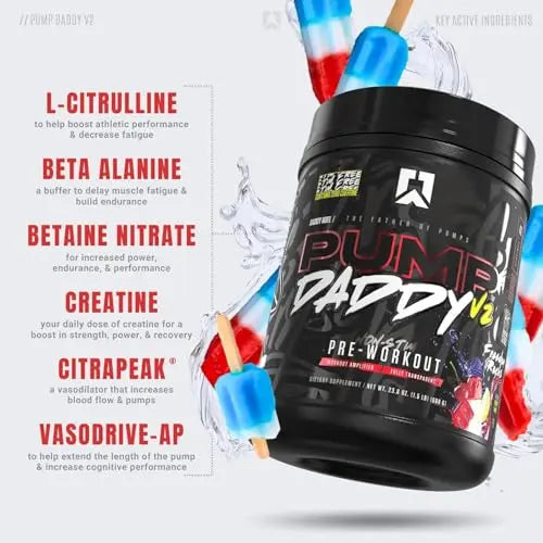 RYSE Up Supplements Signature Series Pump Daddy V2 | Official Noel Deyzel Non Stim RYSE Up Supplements Au supplements