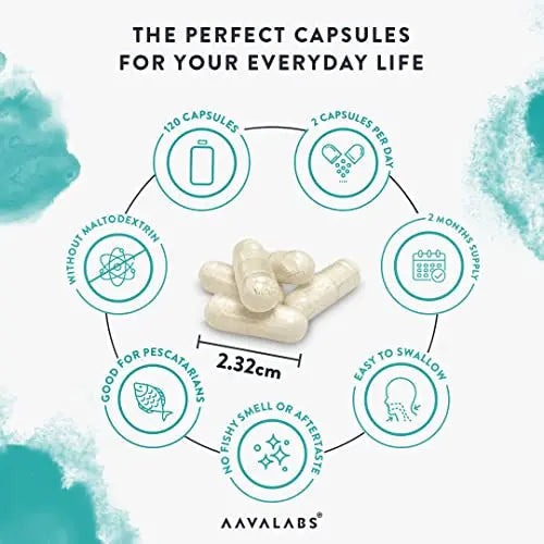 Marine Collagen Tablets for Women and Men with Hyaluronic Acid, Natural Vitamin C & Magnesium - with Pure Collagen peptides AAVALABS Au supplements
