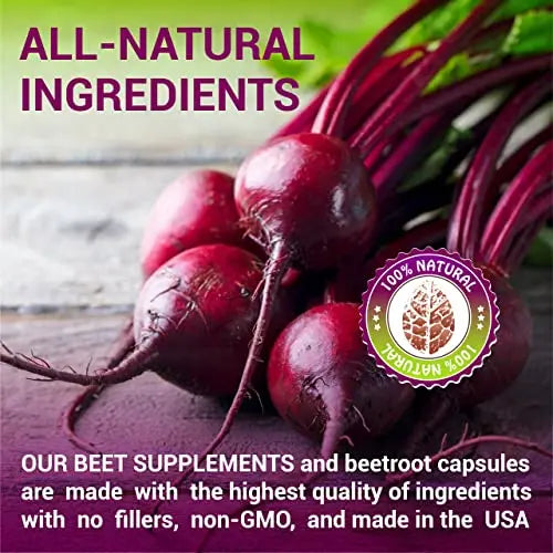 HERBALICIOUS Beet Root Capsules - Herbal Supplement for Athletic Performance HERBALICIOUS Au supplements