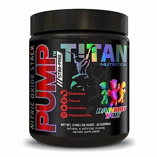 Pump- Nitric Oxide Boosting Stack Stim Free: Loaded with Citruline Malate for Maximum Titan Nutrition Au supplements