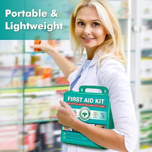 General Medi 360 Pieces Hardcase First Aid Kit - Comprehensive Large First Aid Box General Medi Au supplements
