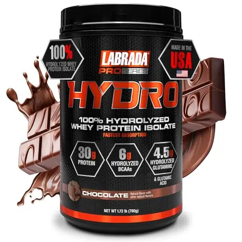 Labrada Hydro 100% Pure Hydrolyzed Whey Protein Isolate Powder, Lactose Free Labrada Au supplements