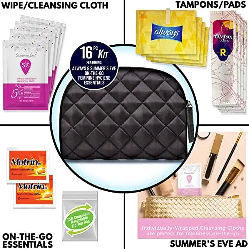 Convenience Kits International Women’s “On-The-Go” Feminine Care Travel Essentials Featuring Convenience Kits International Au supplements