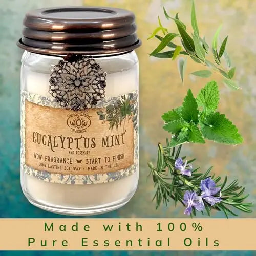 Scented Candle for Home by Way Out West Candles - Long Lasting Home Fragrance or Essential Oils Way Out West Candles Au supplements