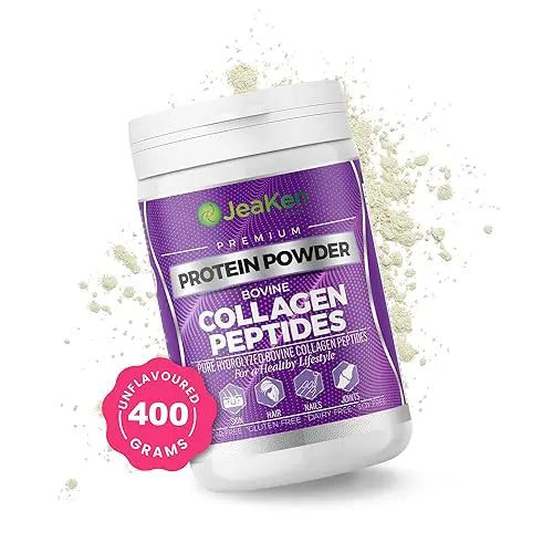 JeaKen - Unflavored Collagen Peptides Powder from Grass-Fed Bovine Sources - Sugar-Free Hydrolyzed Collagen JeaKen Au supplements
