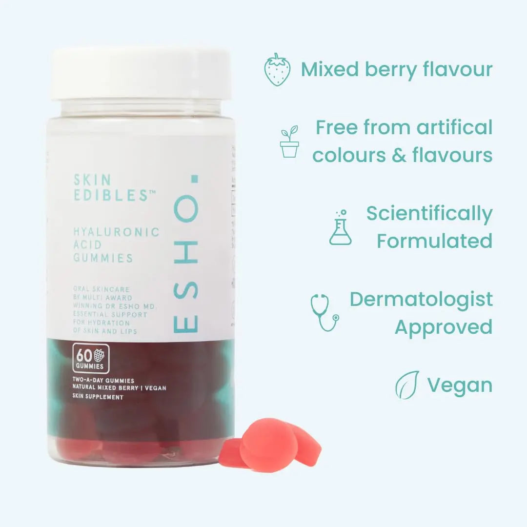 ESHO. Skin Edibles - Hyaluronic Acid-Infused Skin & Lip Care Gummies ESHO Au supplements
