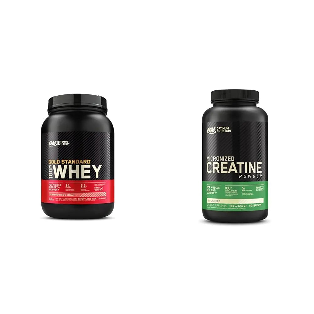 Optimum Nutrition Gold Standard 100% Whey Protein Powder, Strawberries & Cream Optimum Nutrition Au supplements