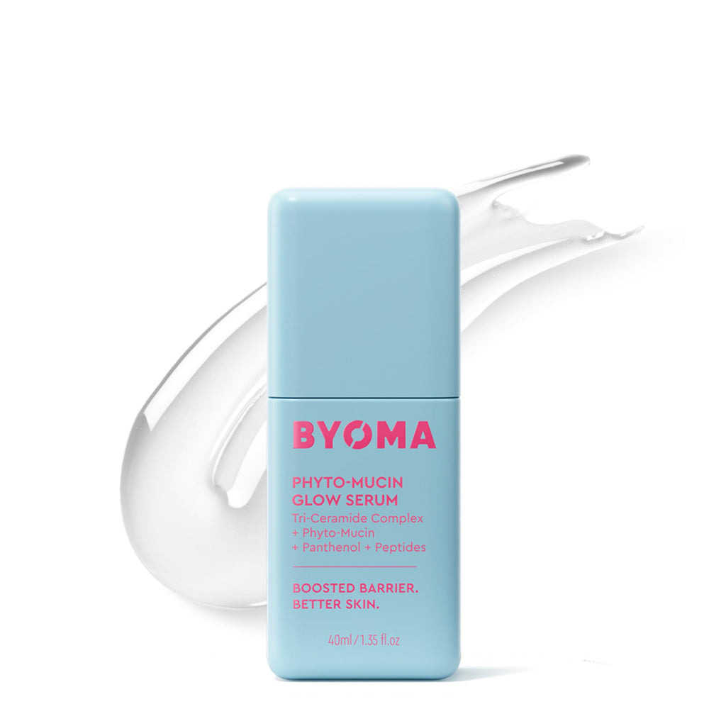 BYOMA Phyto-Mucin Glow Serum - Mucin Face Serum for Glass Skin - Plumps, Primes