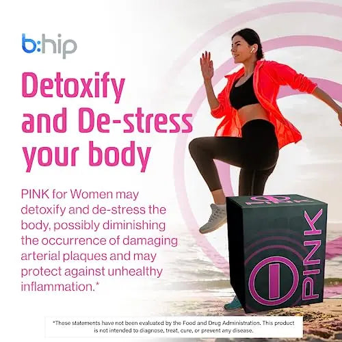 Energy Drink Powder, bHIP Pink for Women 30 Drink Mix Packets. Energy Supplements b:hip Au supplements