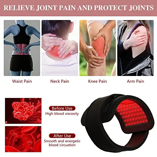 Red Light Therapy Belt, Infrared Light Therapy Wrap Red Light Therapy Device for Body, Pain Relief Jitesy Au supplements