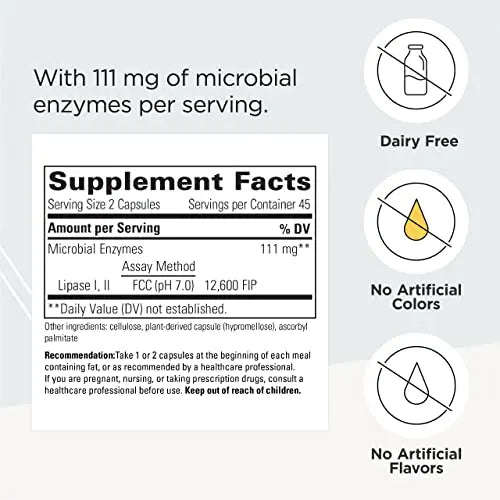 Integrative Therapeutics Lipase Concentrate-HP-Gut Enzyme Supplement for Men and Women Integrative Therapeutics Au supplements