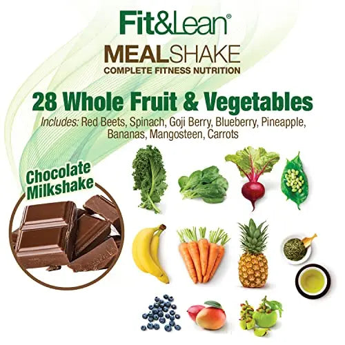 Fit & Lean Meal Shake, Fat Burning Meal Replacement, Meal Replacement with Protein Fit & Lean Au supplements