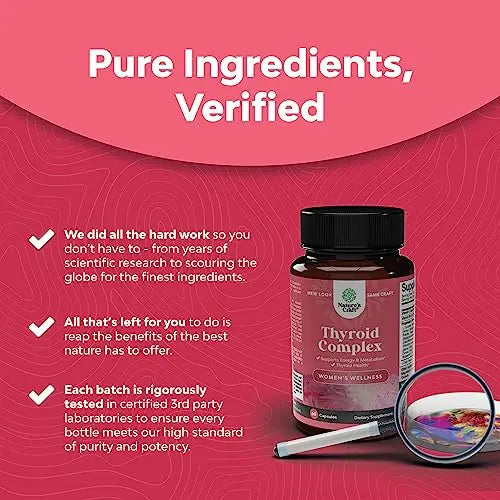 Advanced Thyroid Support for Women with Ashwagandha - Adaptogenic Thyroid Supplement Natures Craft Au supplements